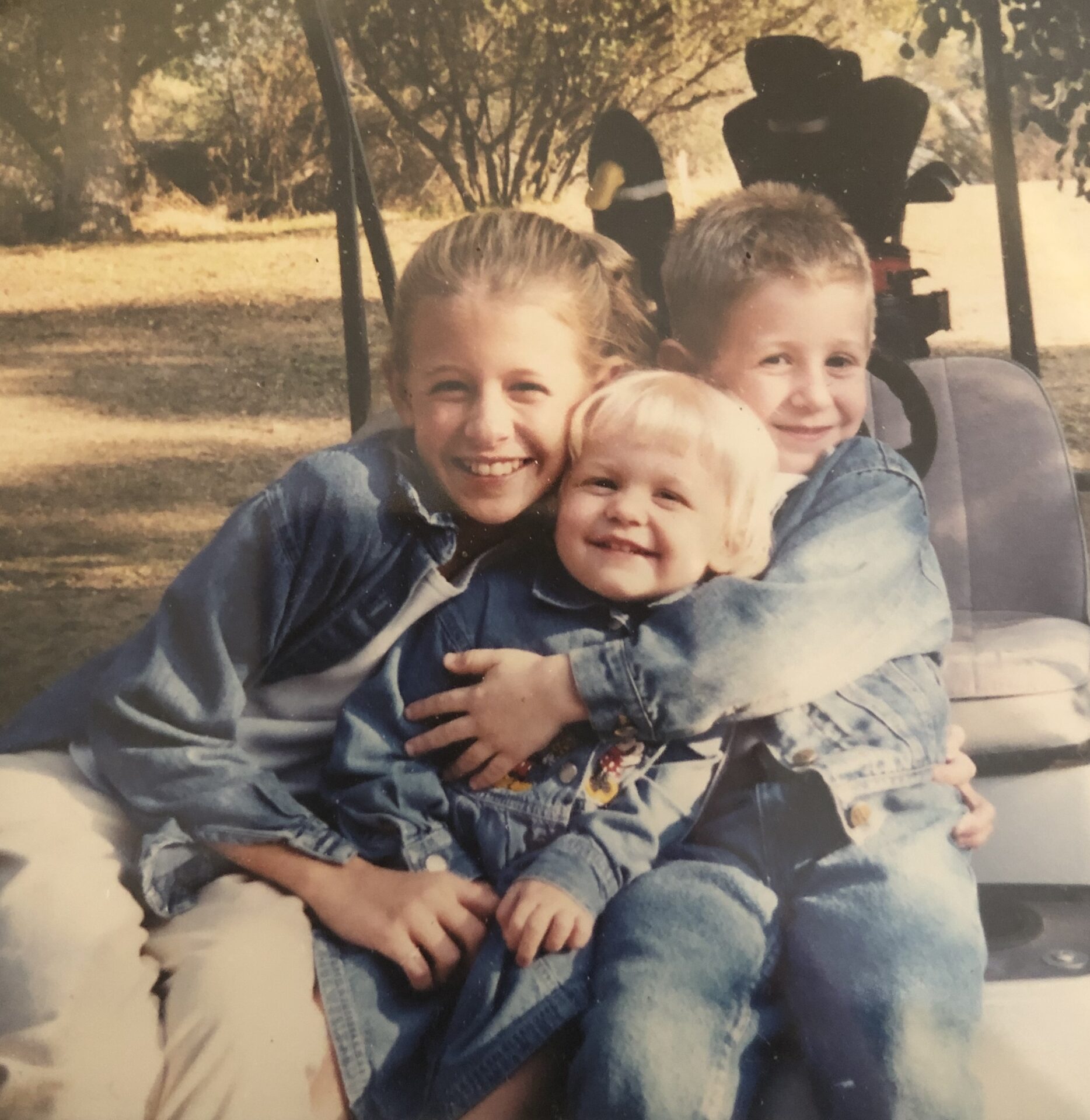 Bailey, Cole and Madison Dietrich when they were little kids.