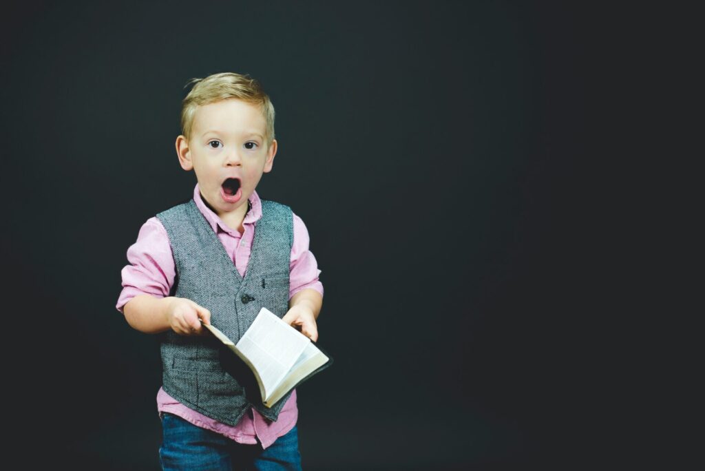 While You Were Fighting Each Other, Boy with Bible