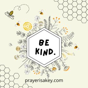 Printable, Bee Kind Yellow Honeycomb Social Media Post