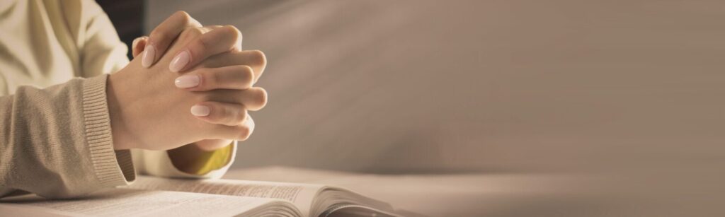 PRAYING THROUGH AN OVERWHELMED HEART, woman praying