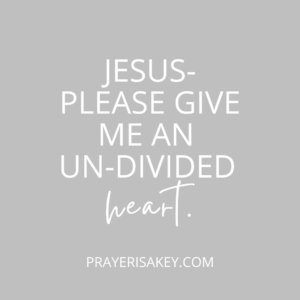 An un-divided heart